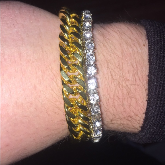 Tennis bracelet and Cuban combo! - Picture 5 of 5